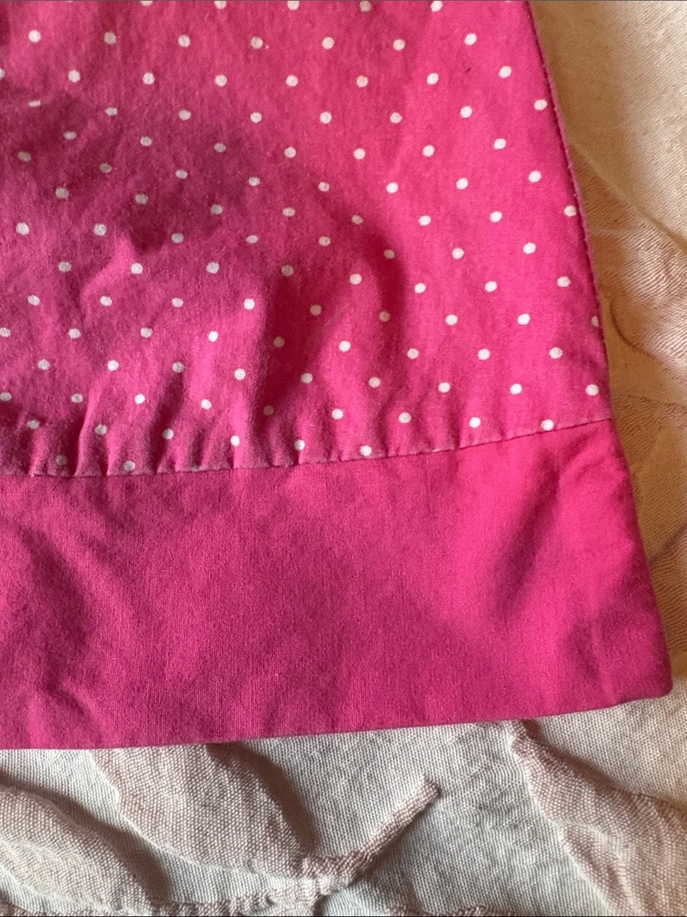 Gymboree Bright Pink Polka Dot Button Dress